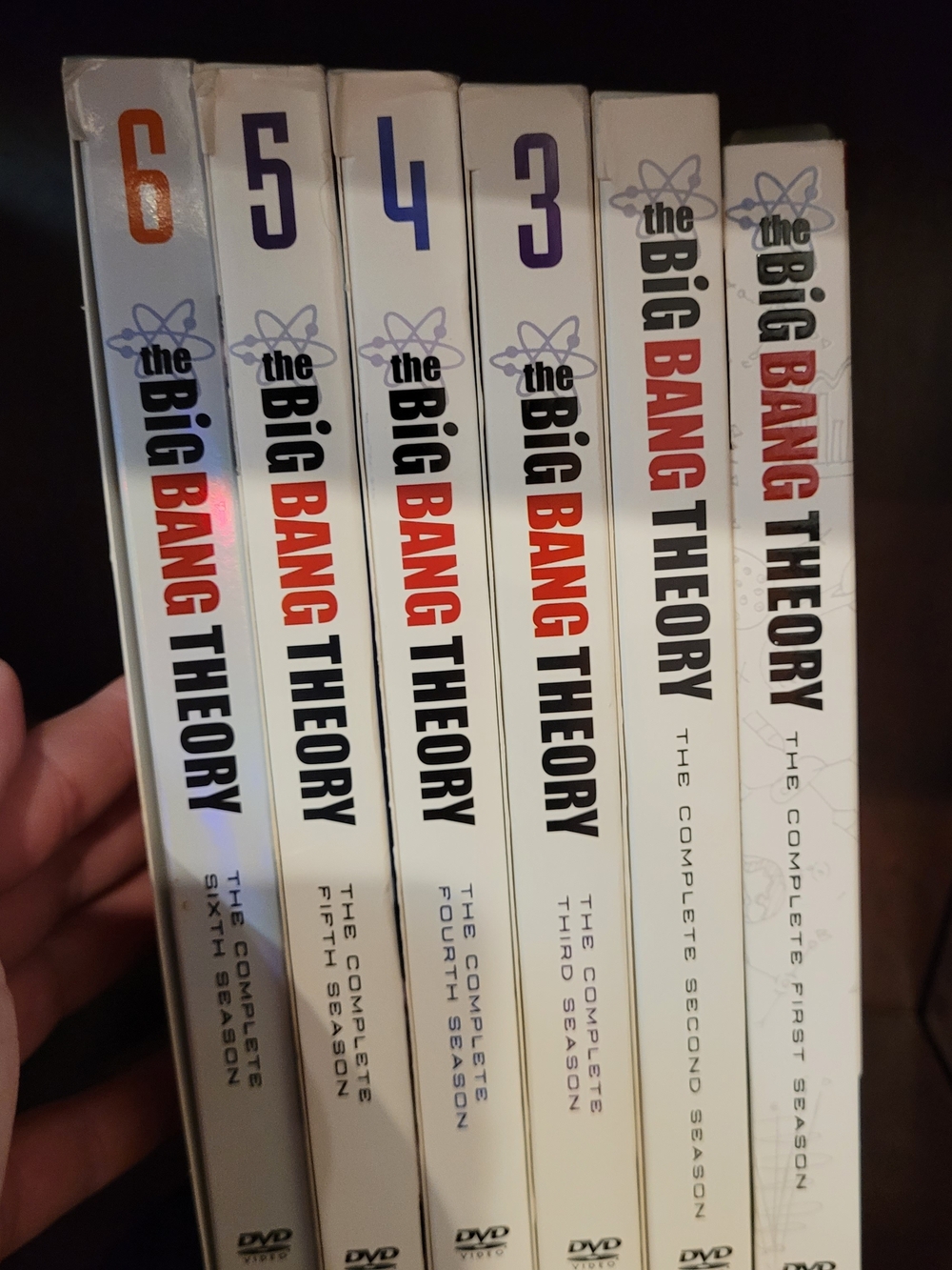 The Big Bang Theory Complete Seasons 1-6 DVD Box Set - White